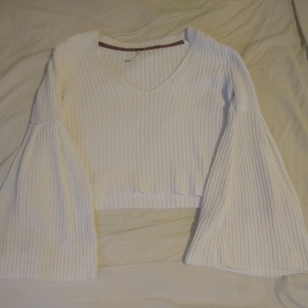 Free People Bell Sleeve Sweater
